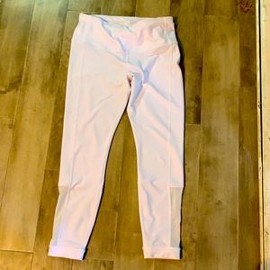 White Workout Leggings Medium
